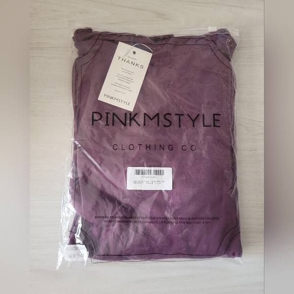 PINKMSTYLE Womens Hoodie Sweatshirts Casual Color Block Shirts Long Sleeve Tunic - Picture 5 of 5